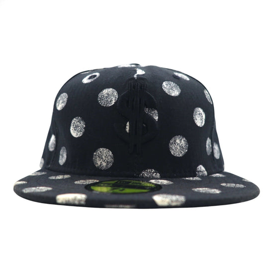 swagger × NEWERA USA製 ベースボールキャップ 59.6cm ブラック アクリル ウール ドット ロゴ刺繍