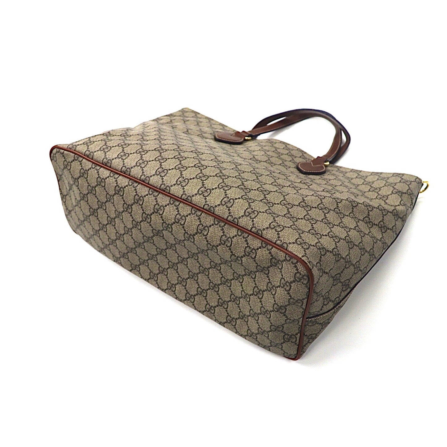 GUCCI 2WAYトートバッグ GGスプリーム ベージュ 453705 ショルダーストラップ付属