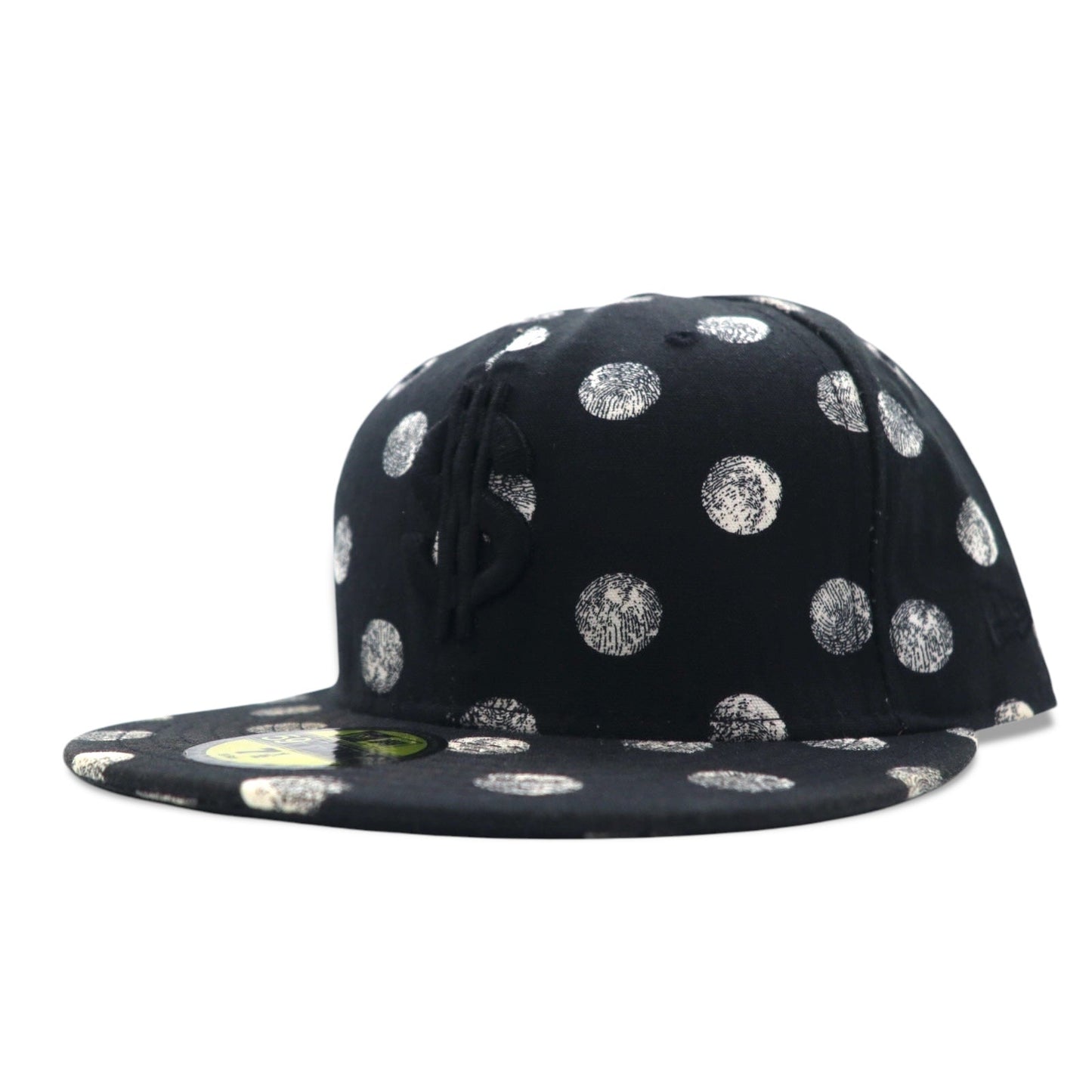 swagger × NEWERA USA製 ベースボールキャップ 59.6cm ブラック アクリル ウール ドット ロゴ刺繍