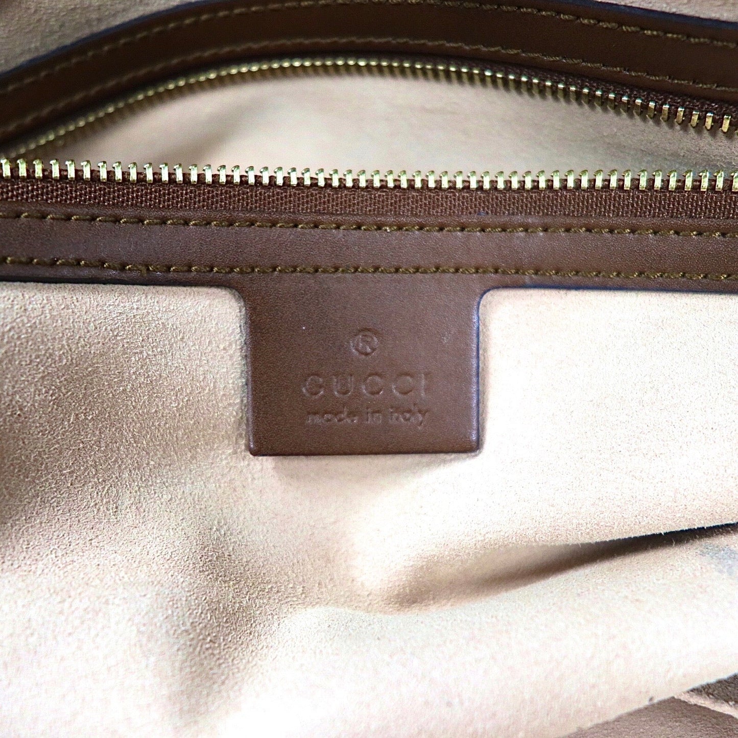 GUCCI 2WAYトートバッグ GGスプリーム ベージュ 453705 ショルダーストラップ付属