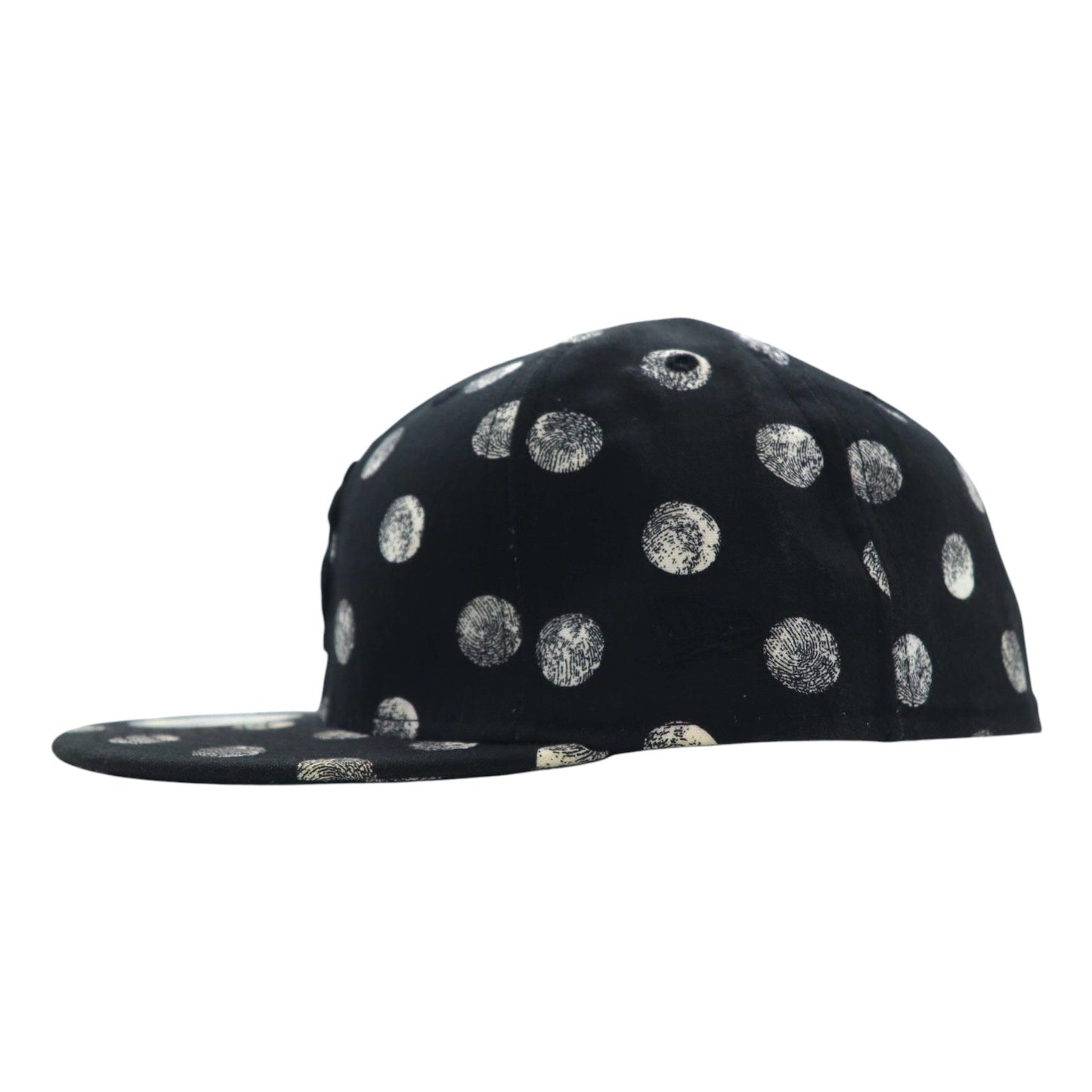 swagger × NEWERA USA製 ベースボールキャップ 59.6cm ブラック アクリル ウール ドット ロゴ刺繍