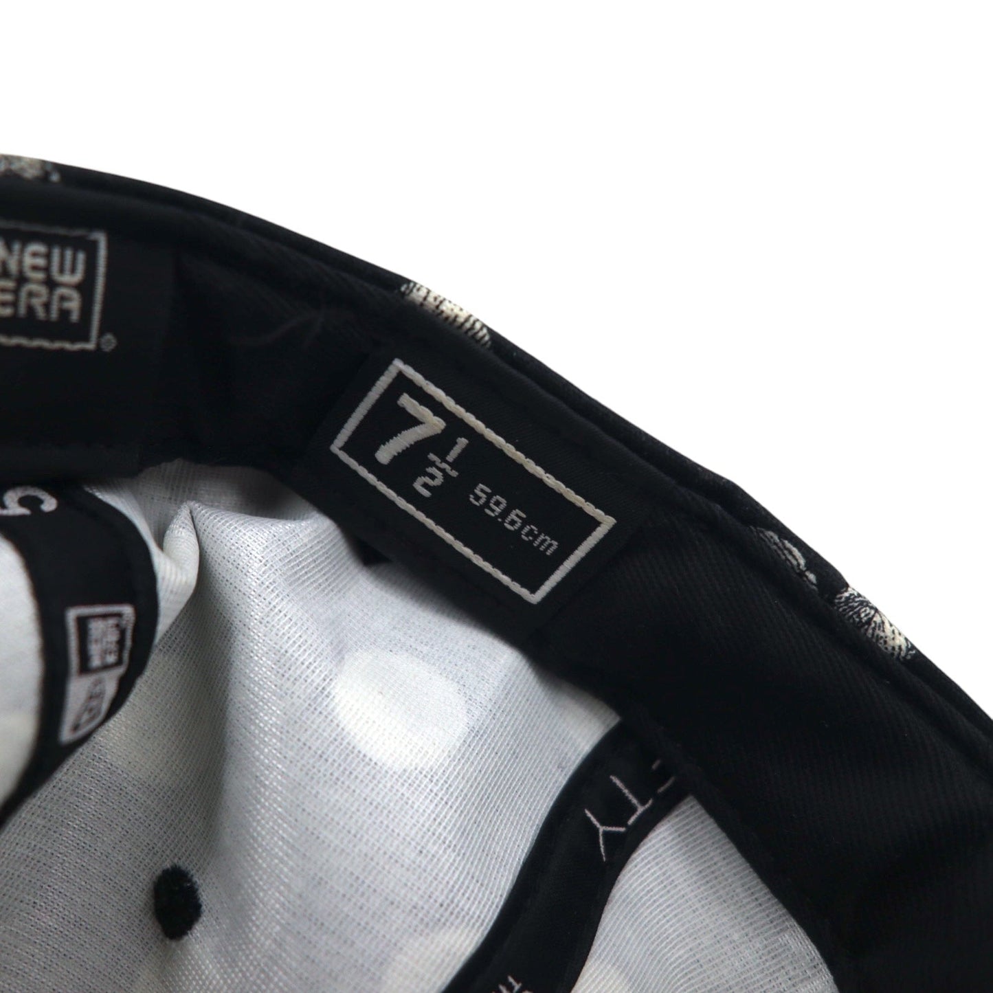 swagger × NEWERA USA製 ベースボールキャップ 59.6cm ブラック アクリル ウール ドット ロゴ刺繍
