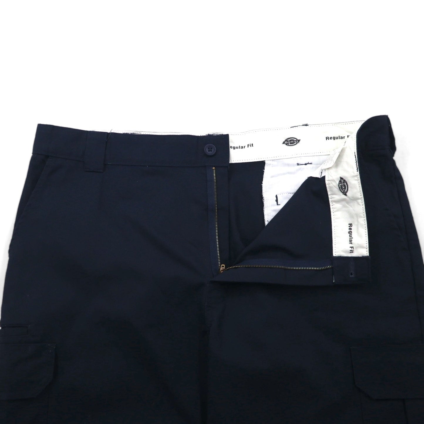 Dickies FLEX ショート カーゴパンツ ワークパンツ XL Regular Fit ネイビー WR556DN