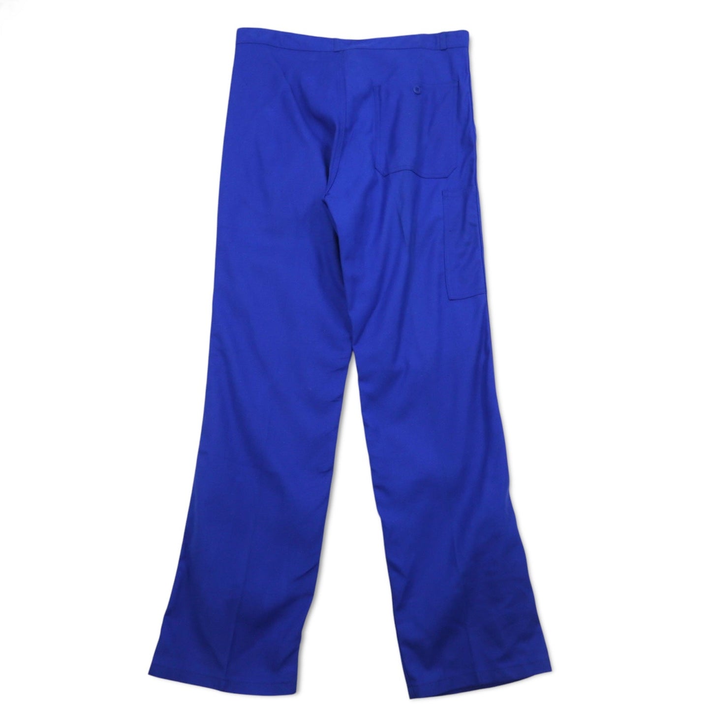 DEADSTOCK SANFOR French Work Pants フレンチワーク タック チノパンツ XL ブルー コットン センタープレス デッドストック 未使用品