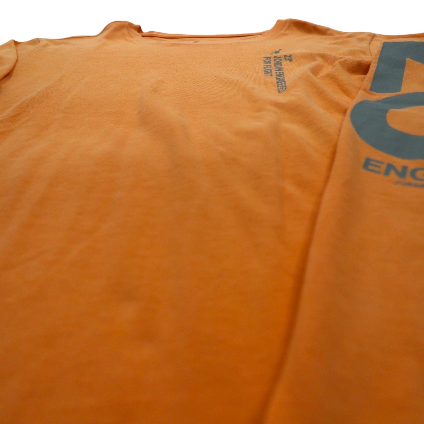 JORDAN BRAND ( NIKE ) ロングスリーブTシャツ ロンT L オレンジ ナンバリング リフレクタープリント BQ5533-850
