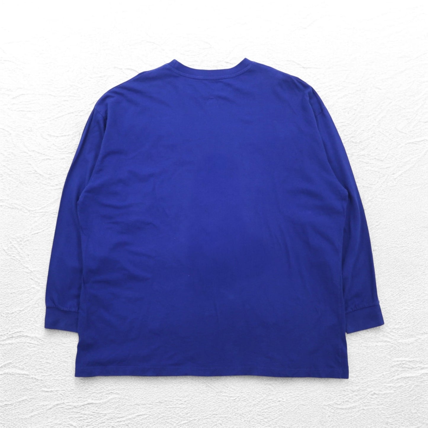 Majestic ロングスリーブ Tシャツ ロンT 3XL ブルー コットン MLB CUBS ビッグサイズ