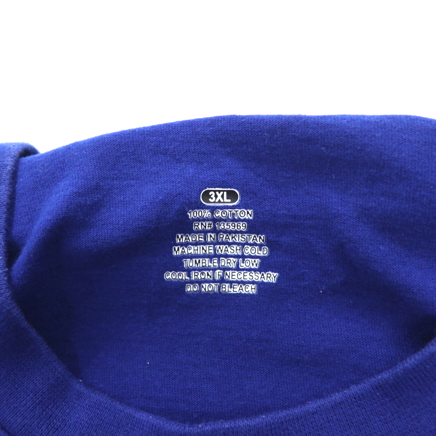 Majestic ロングスリーブ Tシャツ ロンT 3XL ブルー コットン MLB CUBS ビッグサイズ