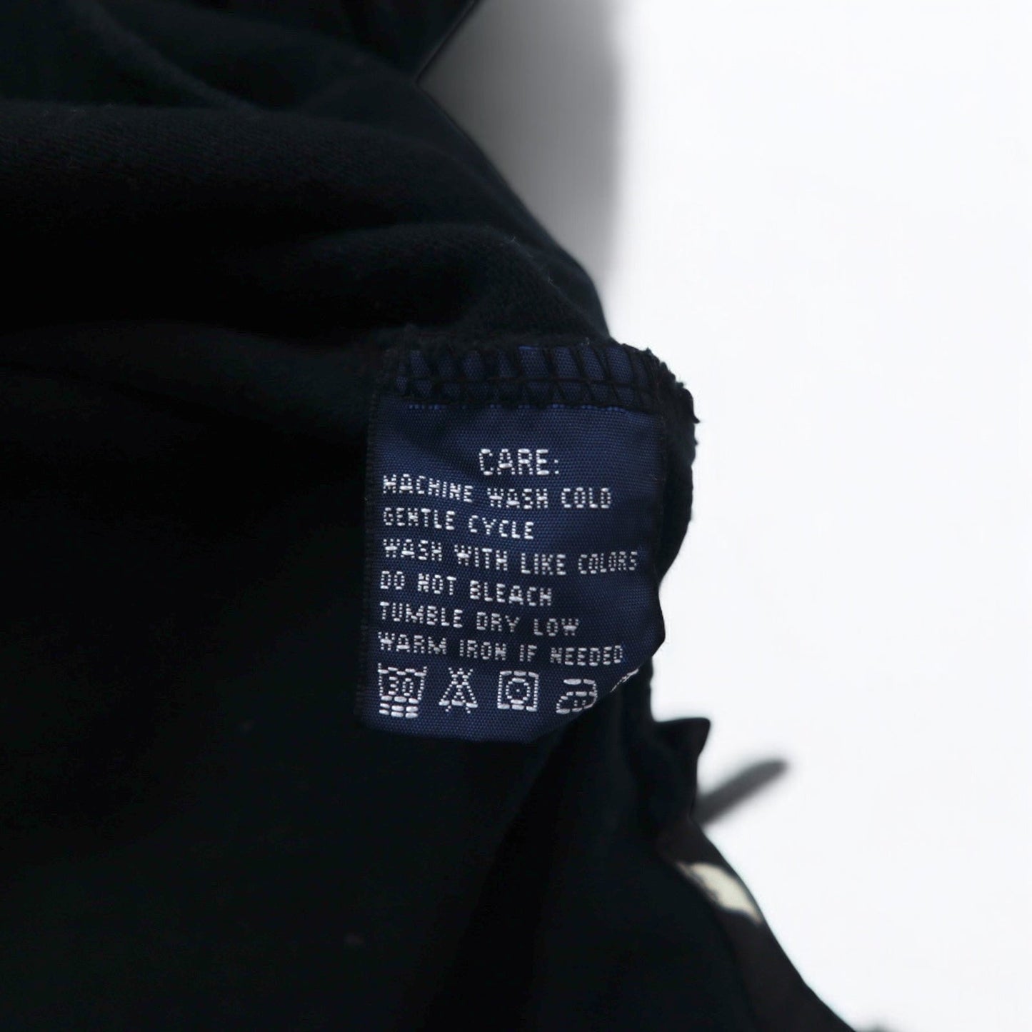 RALPH LAUREN 90年代 ラガーシャツ S ブラック コットン ロゴ 刺繍 ナンバリング