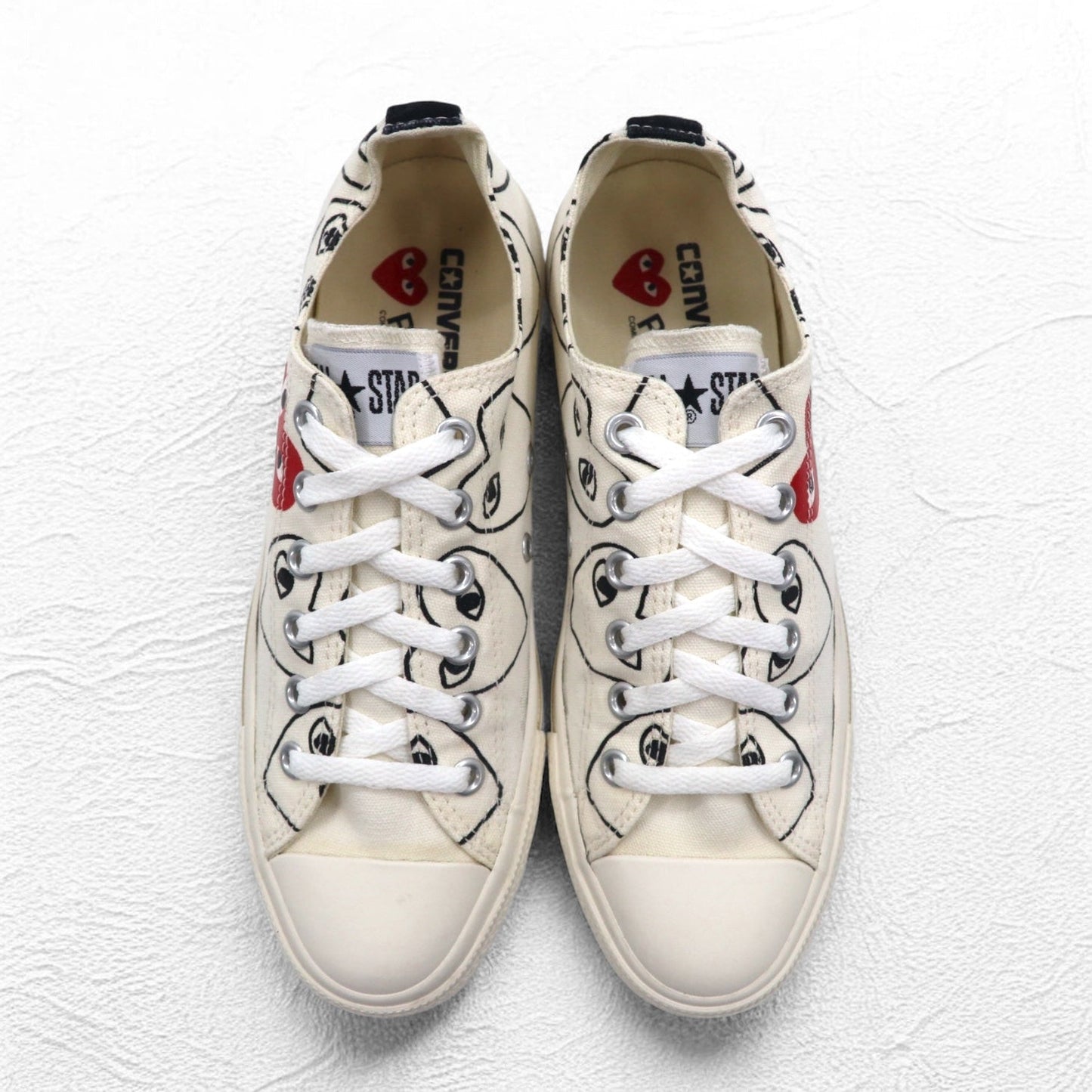 CONVERSE × PLAY COMME des GARCONS チャックテイラー CT70 Chuck Taylor All Star 70 Low ハート スニーカー 25cm キャンバス 1CL705