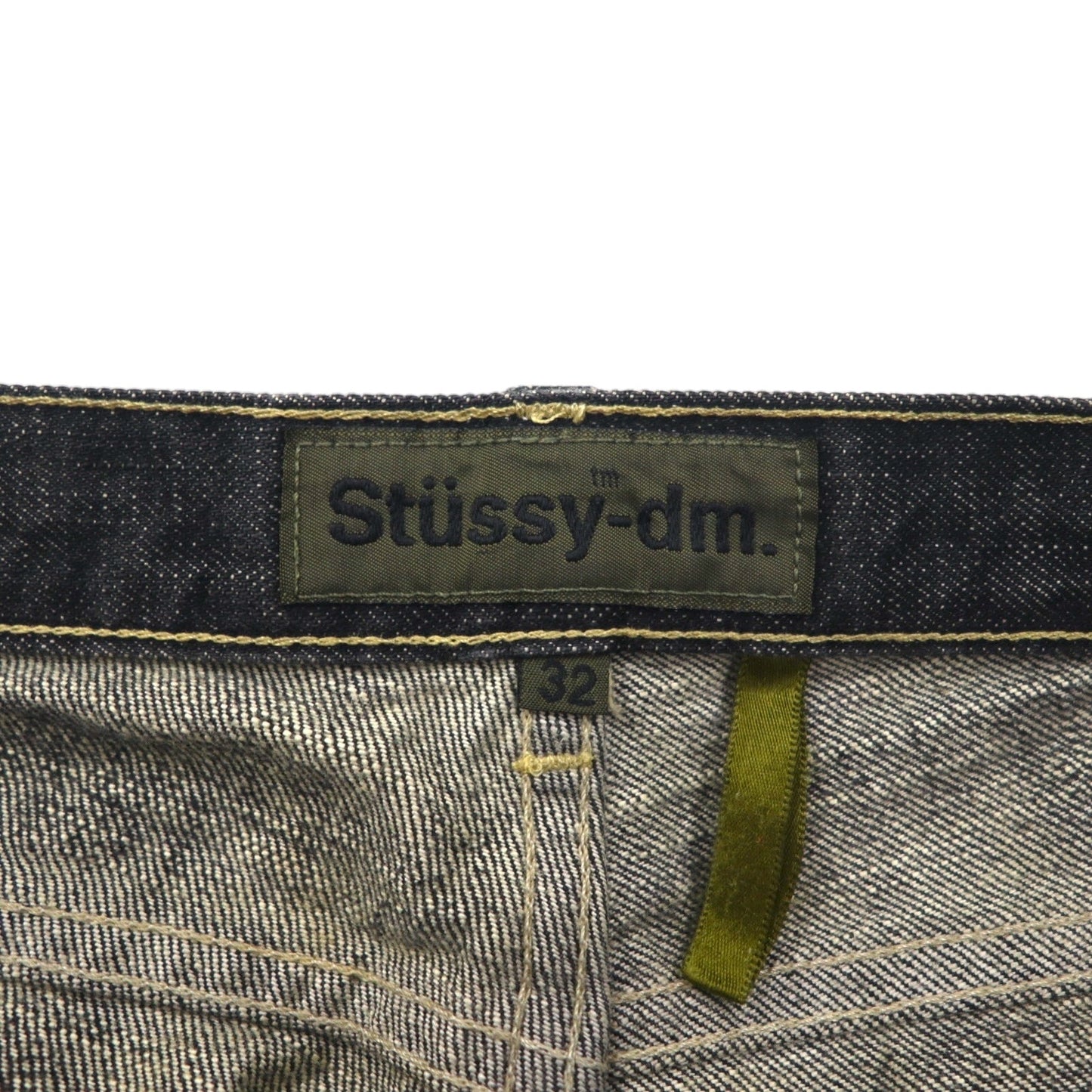 Stussy -dm 90年代 USA製 オールドステューシー ストレート デニムパンツ M グレー コットン