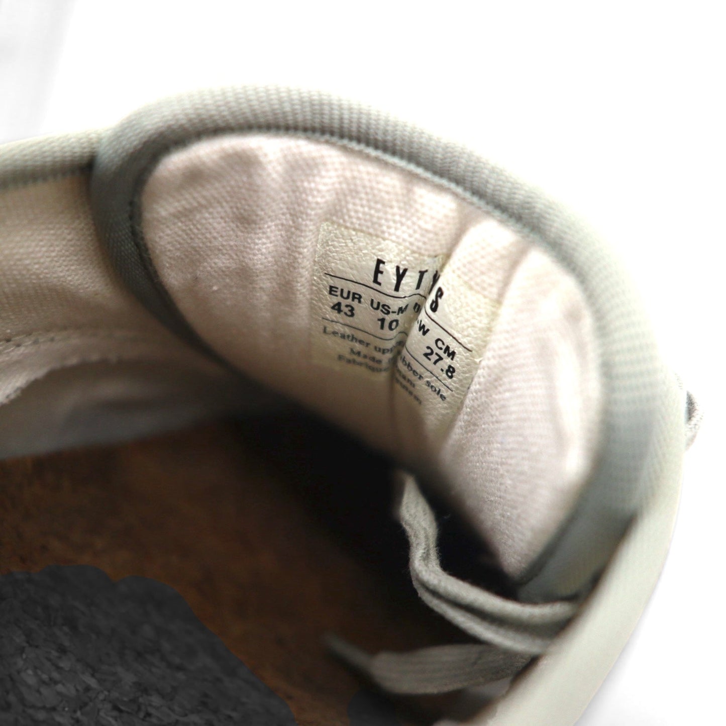 EYTYS スエード スニーカー MOTHER SUEDE 厚底 28cm グレー