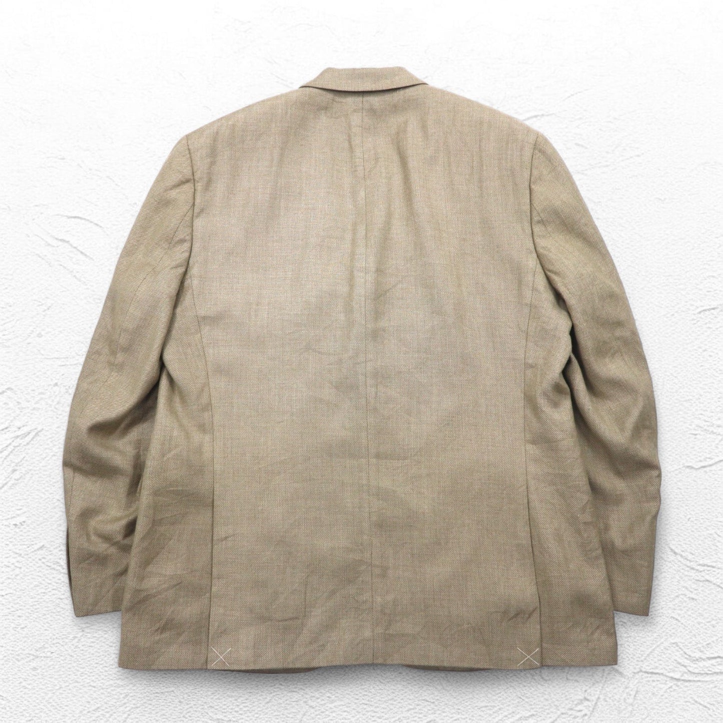 CHAPS 2B テーラードジャケット スーツ L ベージュ ポリエステル リネン混