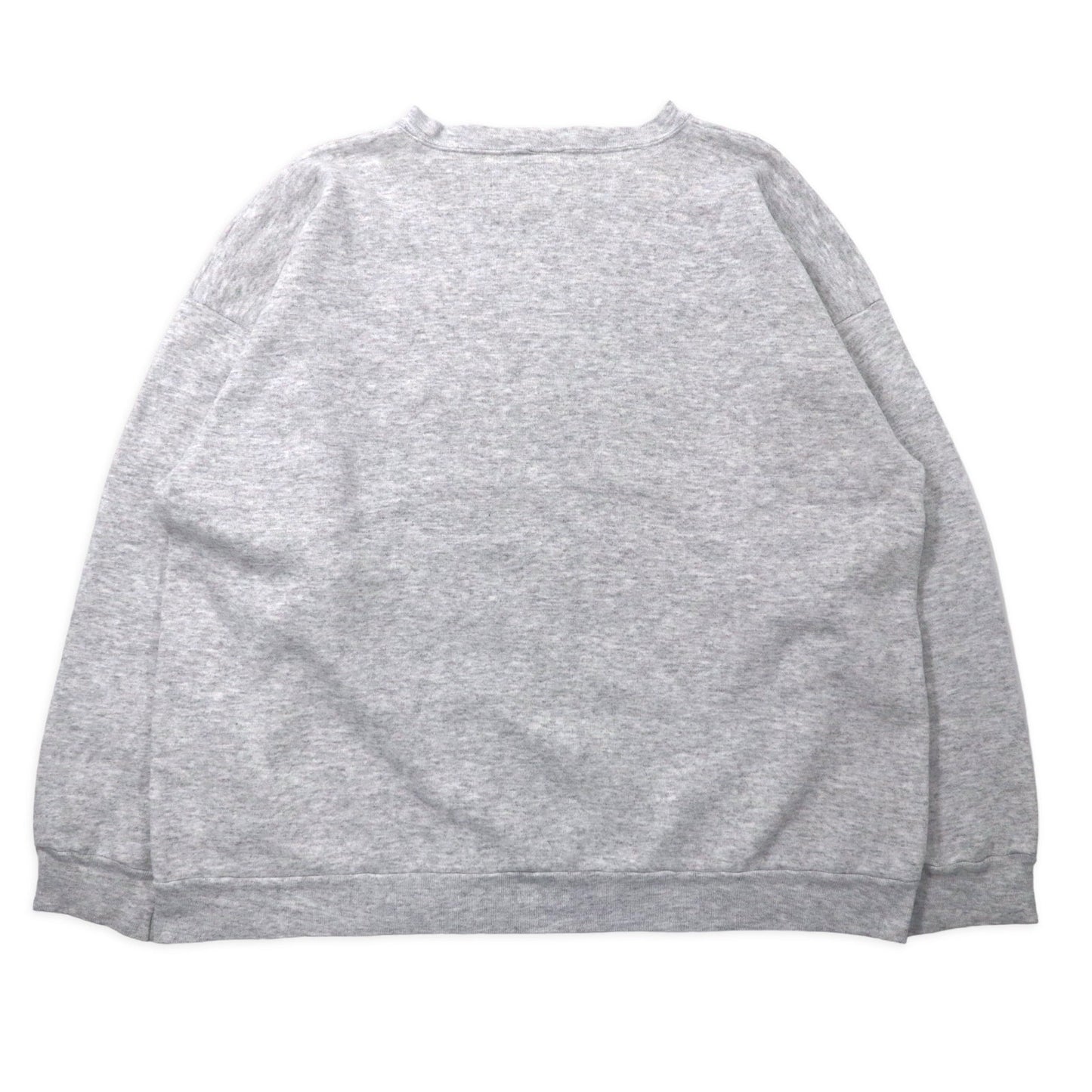 COTTON GROVE 90年代 アニマルプリントスウェット 2XL グレー コットン ビッグサイズ メキシコ製
