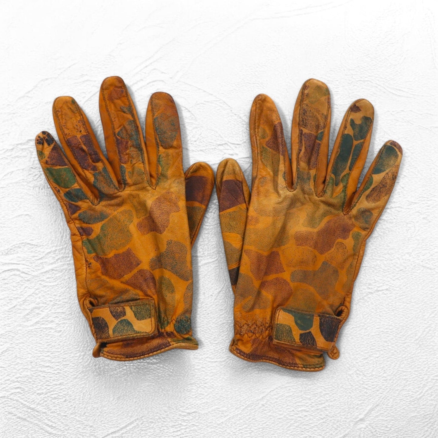 Vintage Leather Gloves 手袋 タクティカル グローブ カモフラ ダックハンター