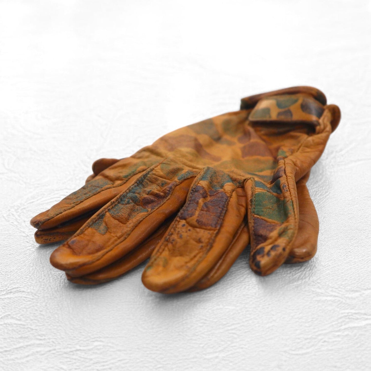 Vintage Leather Gloves 手袋 タクティカル グローブ カモフラ ダックハンター