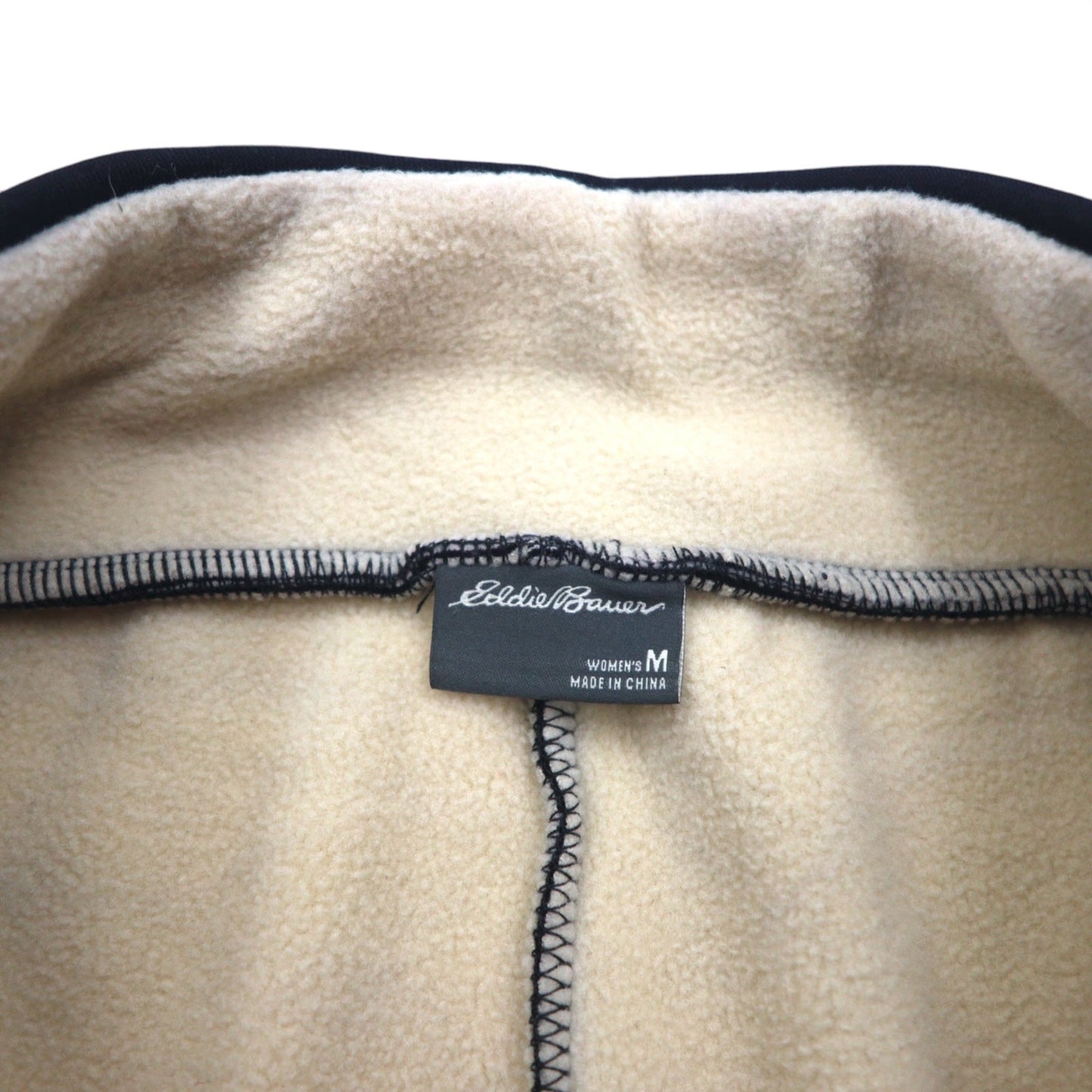 Eddie Bauer フリースライニング スウェットパンツ M ブラック ポリエステル 未使用品