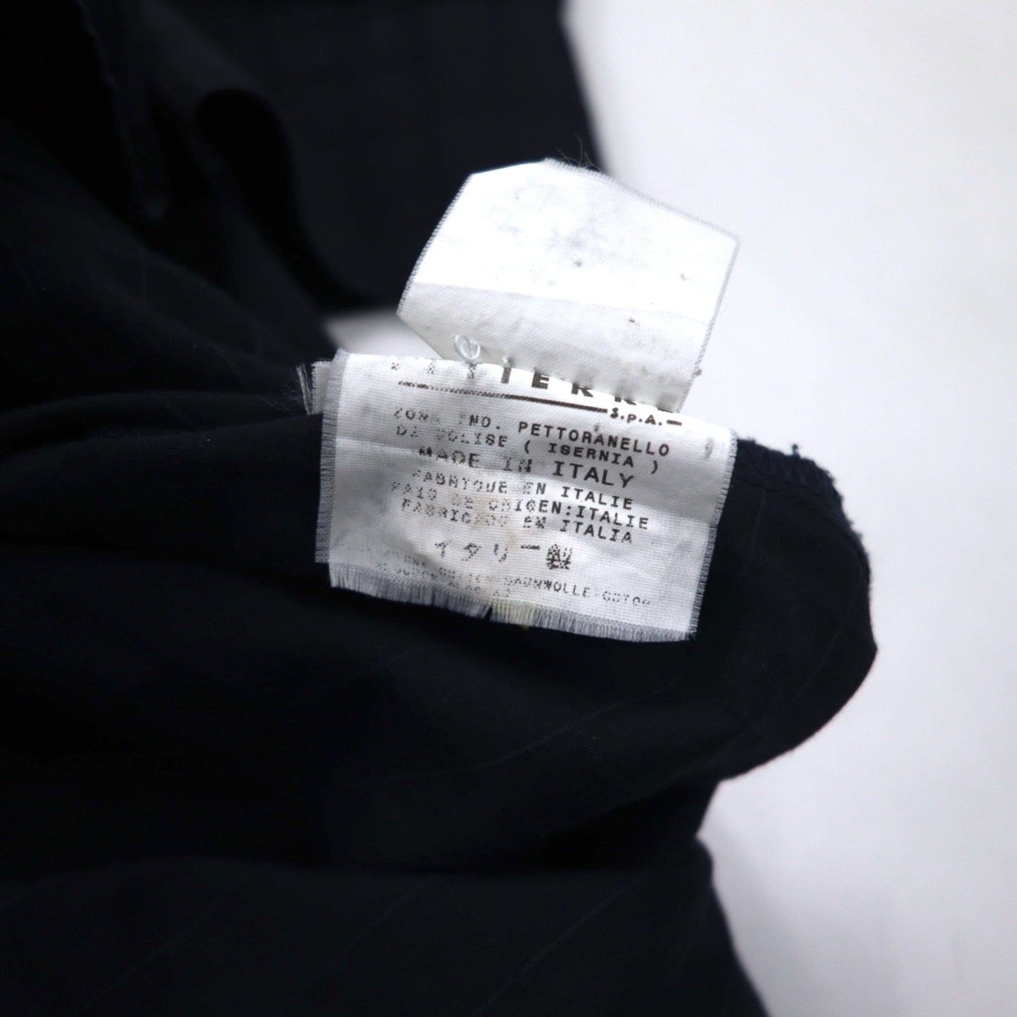 VERSUS ( VERSACE ) イタリア製 比翼 シャツ XL ネイビー チェック コットン