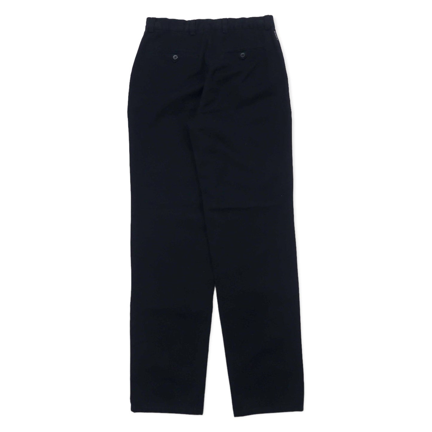 ARMANI JEANS イタリア製 テーパードパンツ 44 ブラック コットン 05P29CM PANTALONE 未使用品