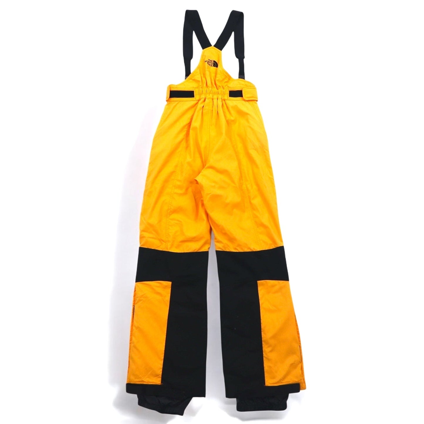 THE NORTH FACE 90年代 エクストリーム EXTREAM オーバーオール スキーウェア パンツ S イエロー ナイロン サスペンダー