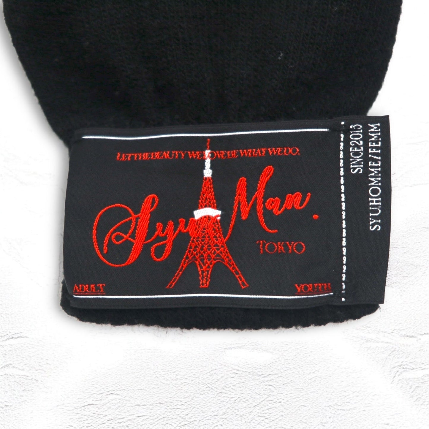 SYUMAN × Y.A.R.N. 23AW ニットグローブ Hand knitting Gloves 手袋 スカル クロス