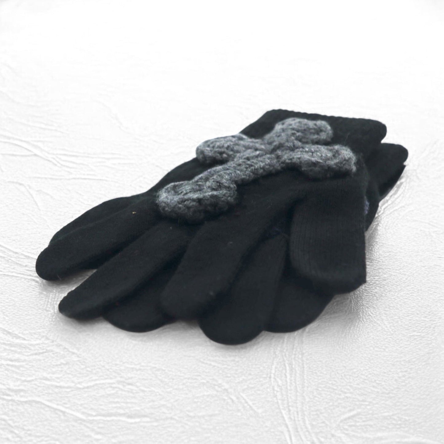 SYUMAN × Y.A.R.N. 23AW ニットグローブ Hand knitting Gloves 手袋 スカル クロス