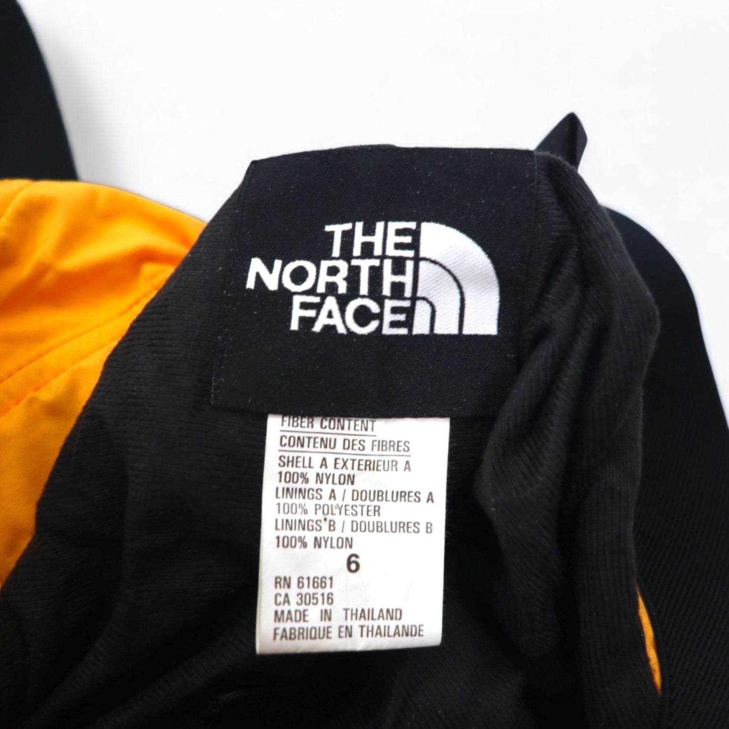 THE NORTH FACE 90年代 エクストリーム EXTREAM オーバーオール スキーウェア パンツ S イエロー ナイロン サスペンダー