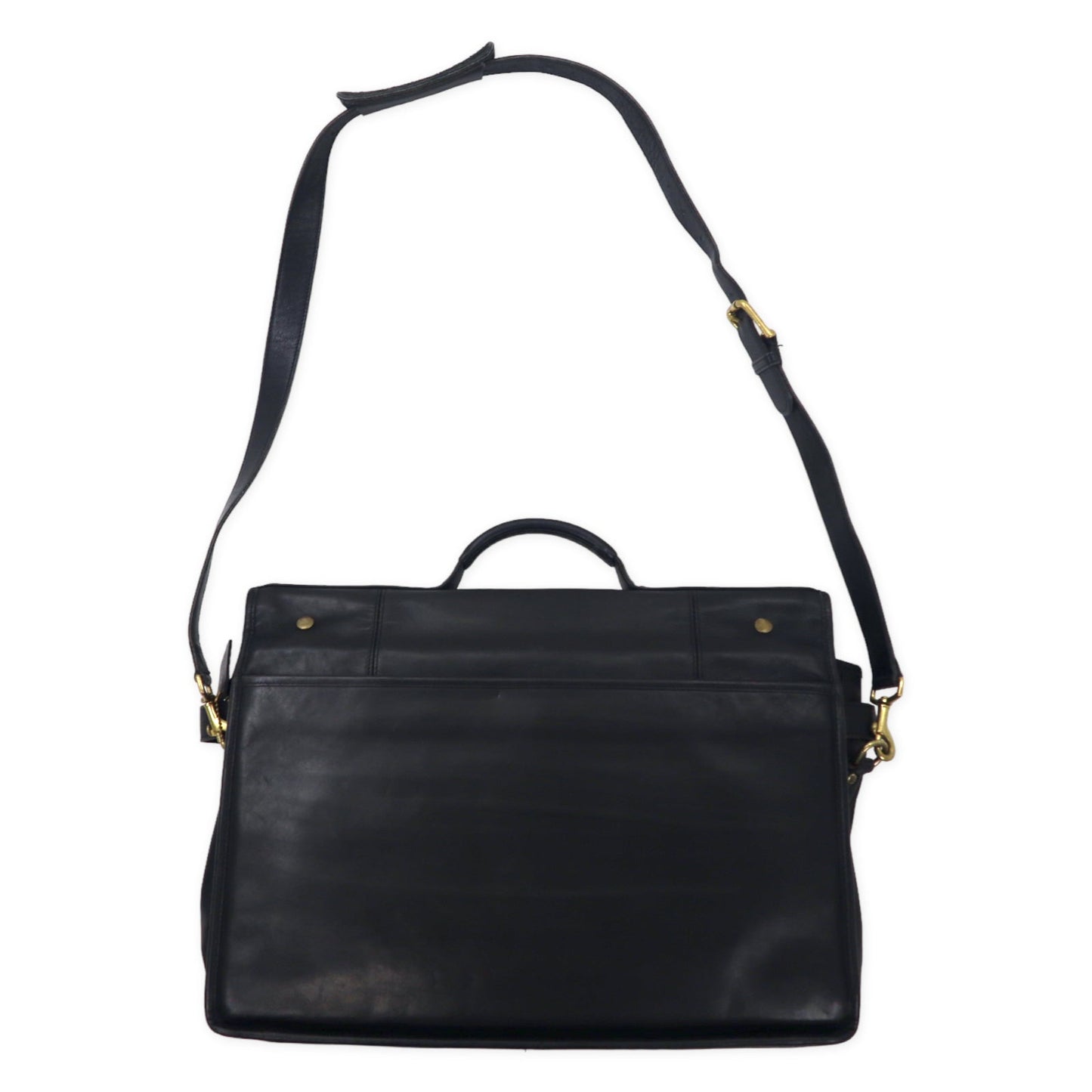 COACH オールドコーチ 2WAY ビジネスバッグ ショルダーバッグ ブラック レザー グラブタン カウハイド ダブルターンロック 0546