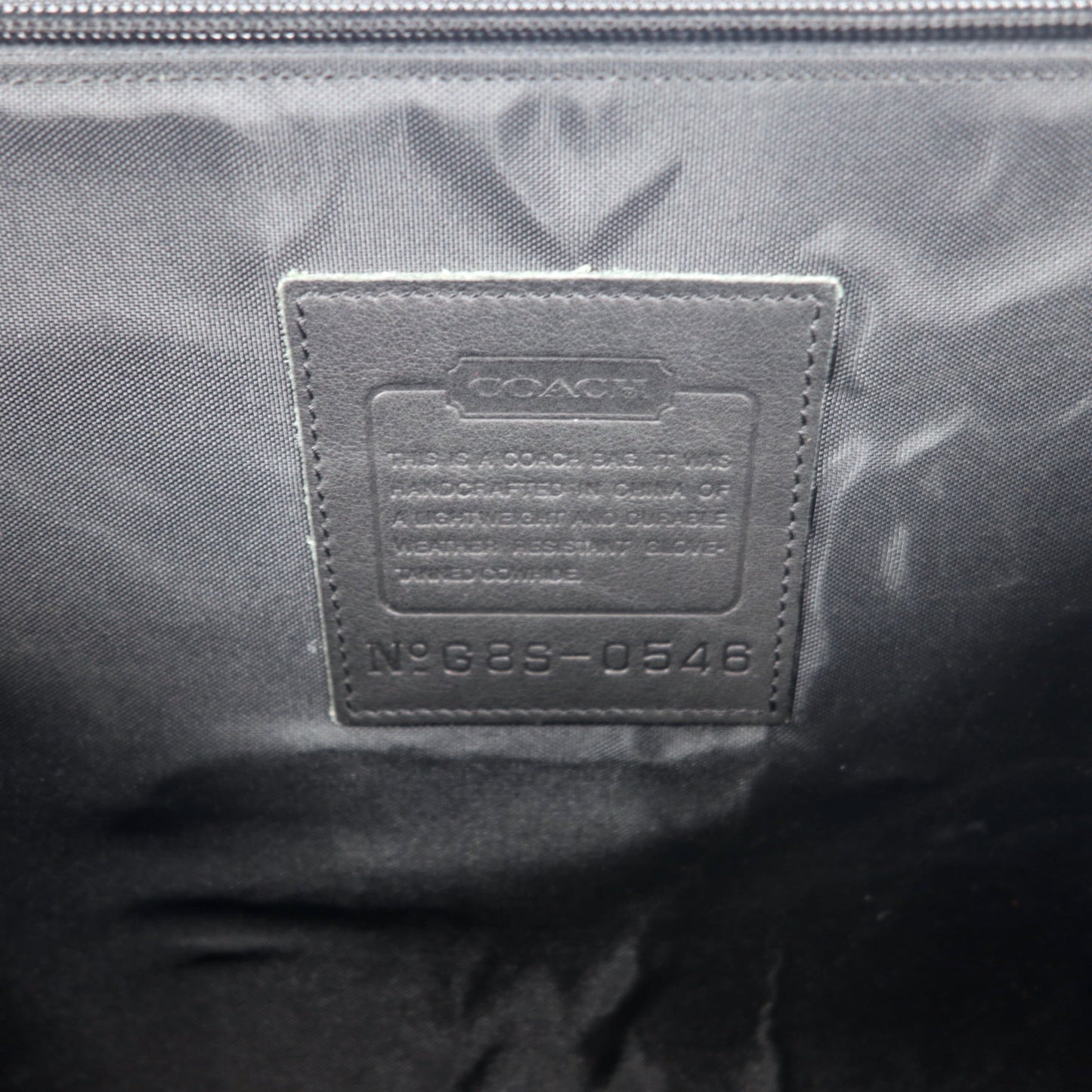COACH オールドコーチ 2WAY ビジネスバッグ ショルダーバッグ ブラック レザー グラブタン カウハイド ダブルターンロック 0546