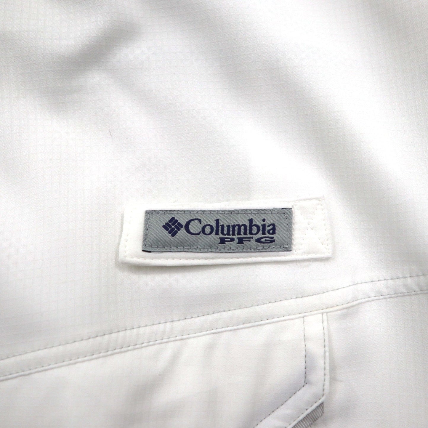 Columbia PFG オムニシェード OMMI-SHADE フィッシングシャツ XL ホワイト ポリエステル FM7024