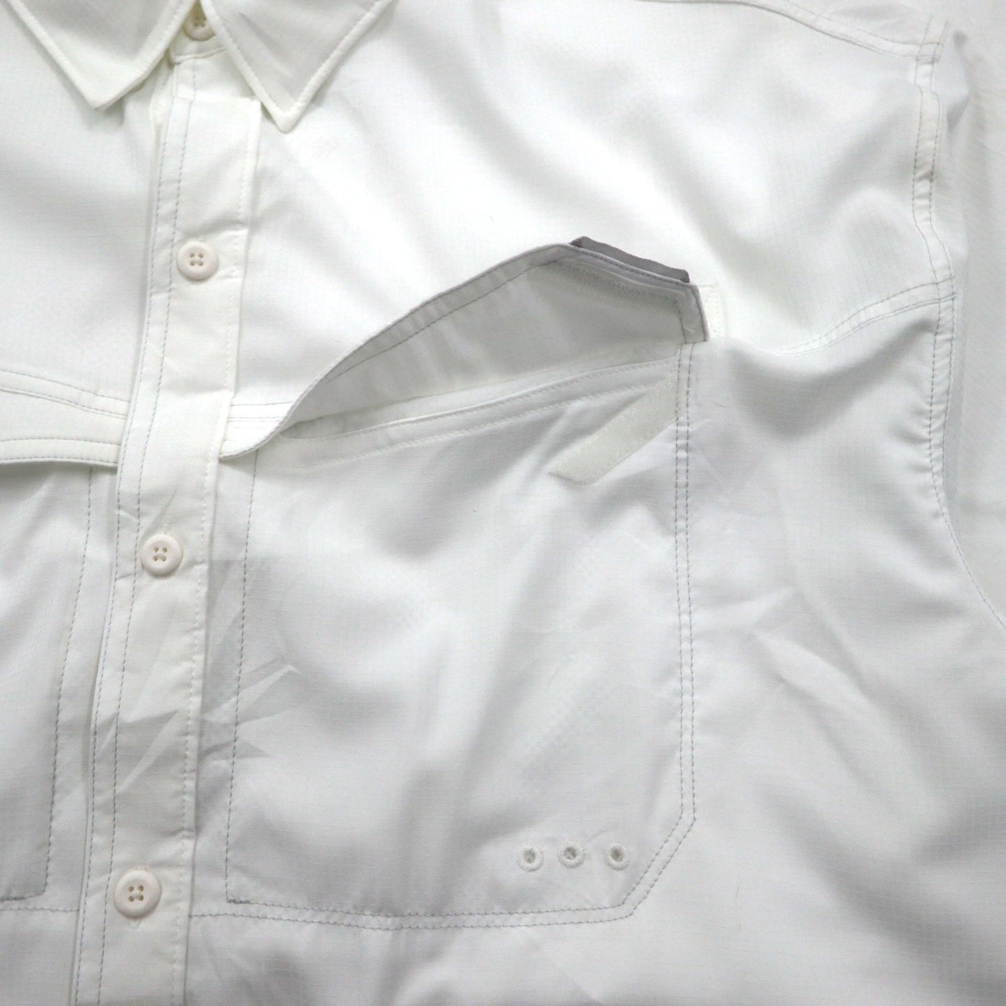 Columbia PFG オムニシェード OMMI-SHADE フィッシングシャツ XL ホワイト ポリエステル FM7024