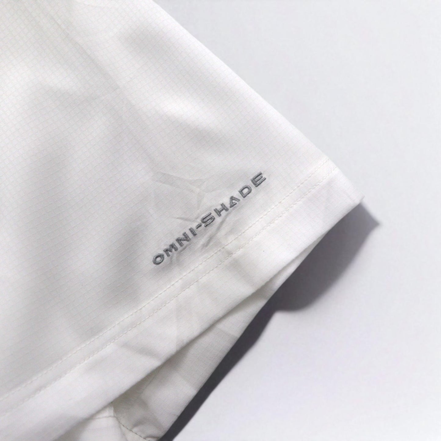Columbia PFG オムニシェード OMMI-SHADE フィッシングシャツ XL ホワイト ポリエステル FM7024