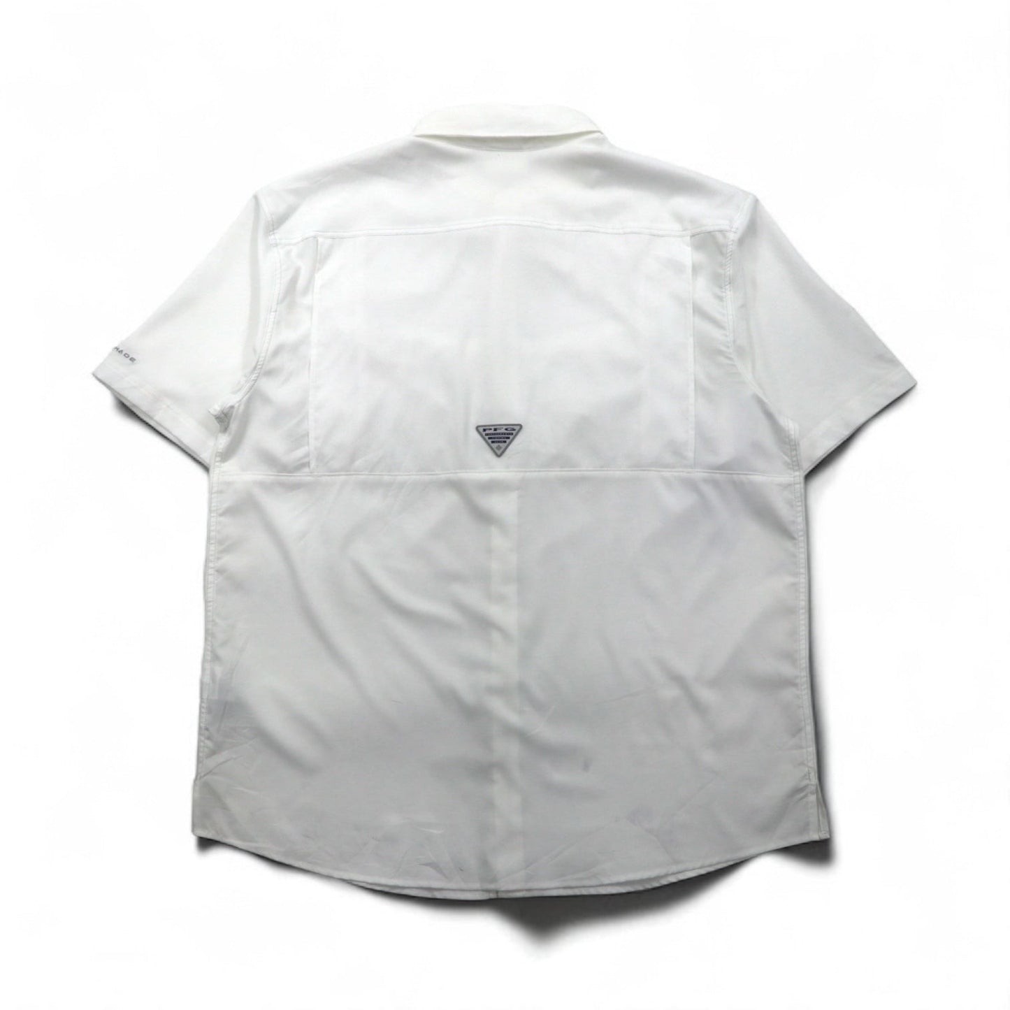 Columbia PFG オムニシェード OMMI-SHADE フィッシングシャツ XL ホワイト ポリエステル FM7024