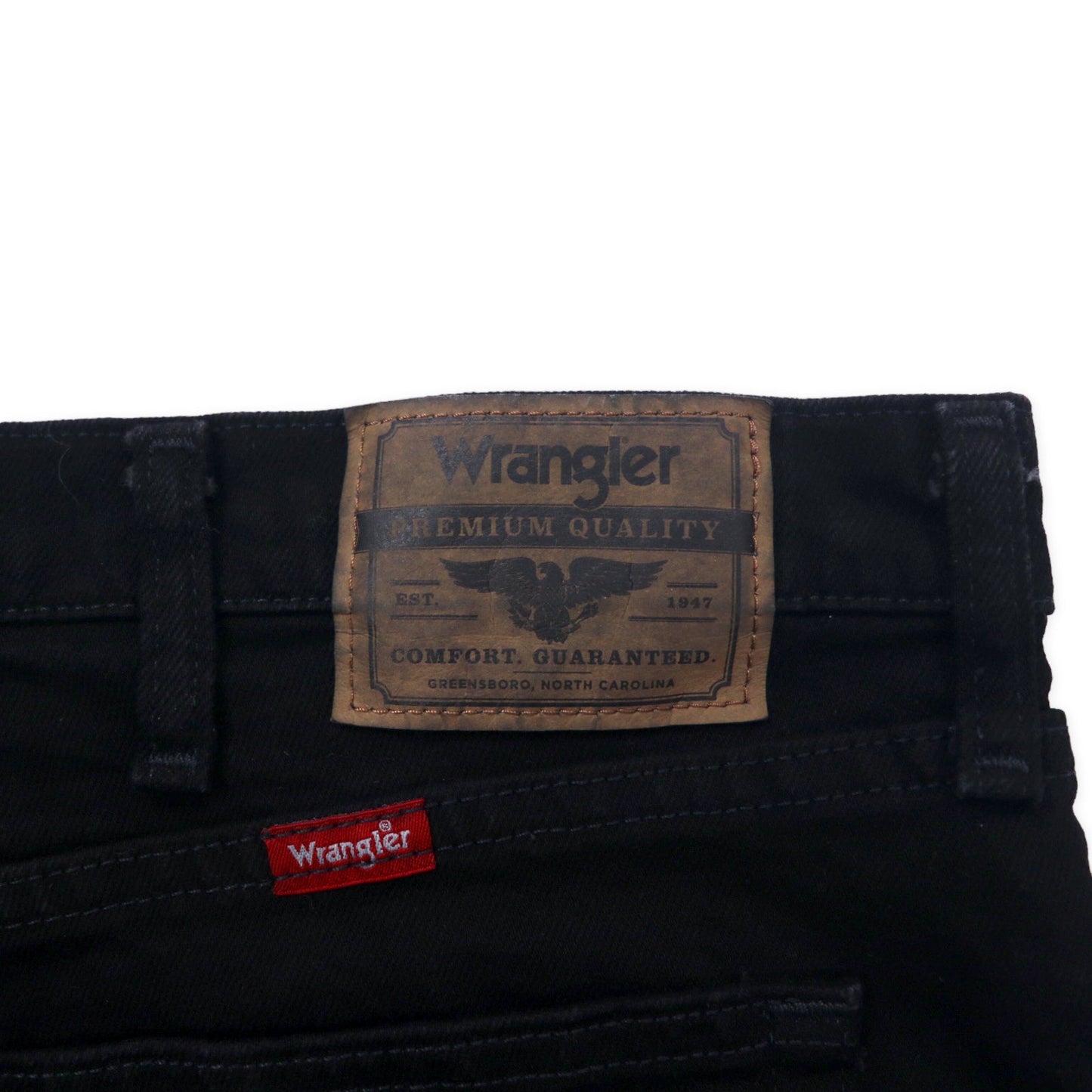 Wrangler ブラック デニムパンツ 38 レギュラーフィット メキシコ製 未使用品