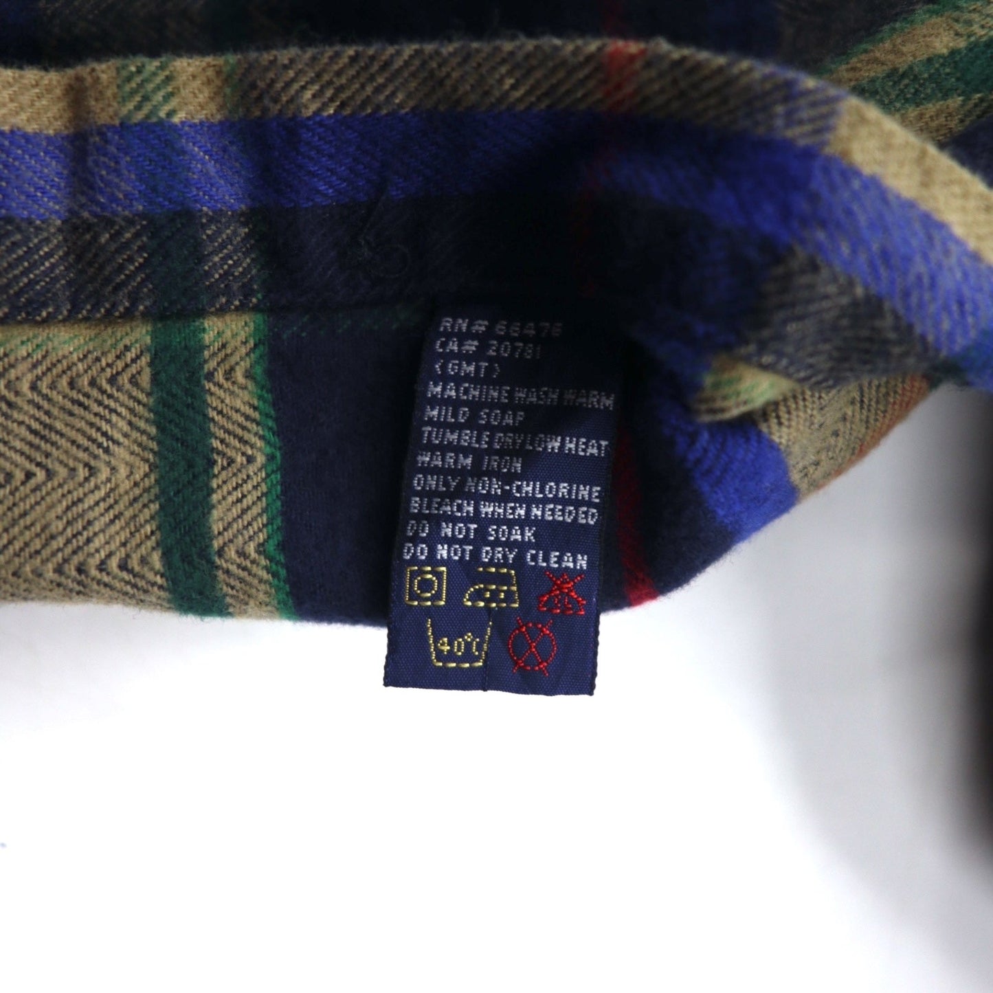 TOMMY JEANS 90年代 フランネルシャツ XL ネイビー チェック コットン スナップボタン 未使用品