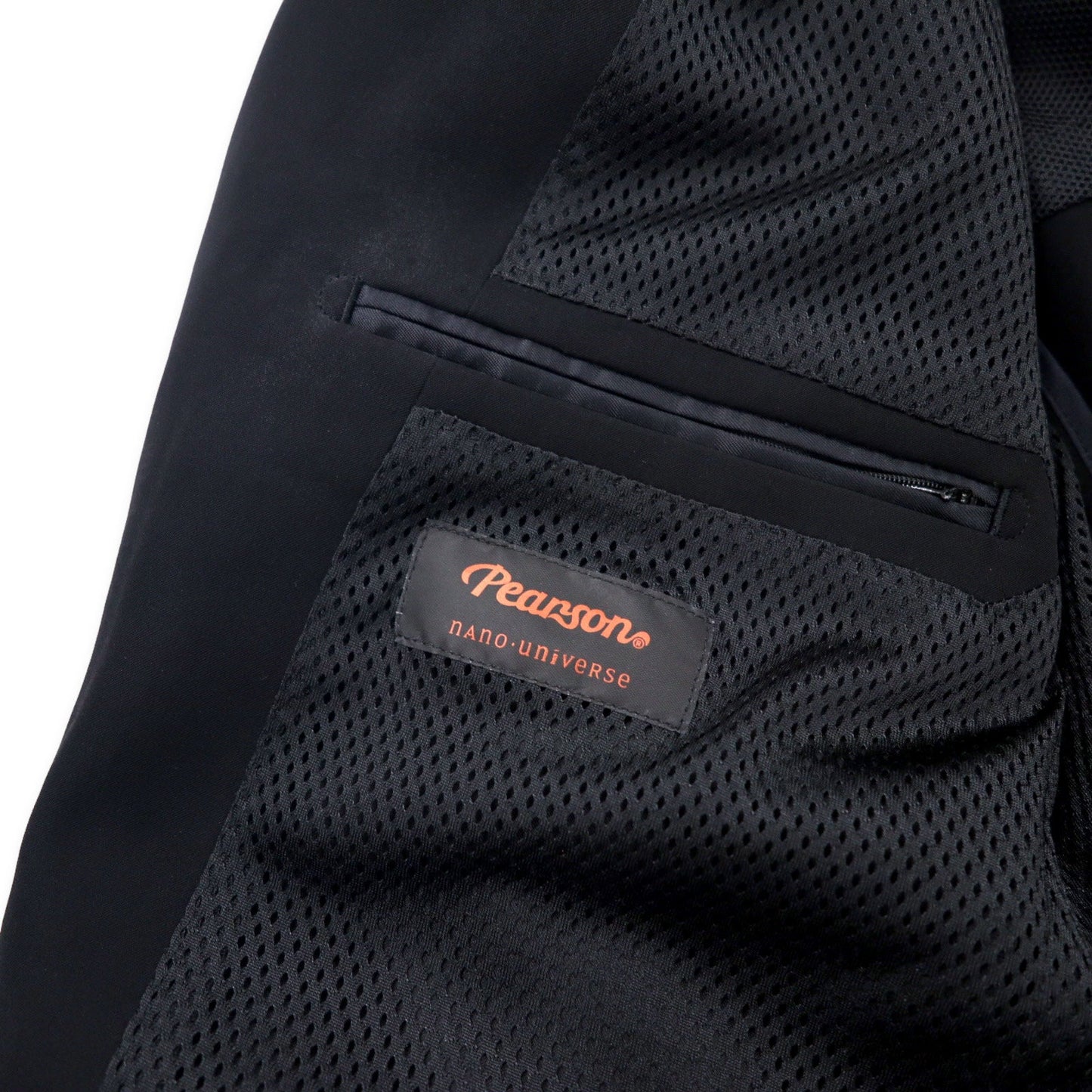 nano universe × Pearson 2B スーツ セットアップ 46 ブラック ポリエステル ストレッチ Cycling Suit