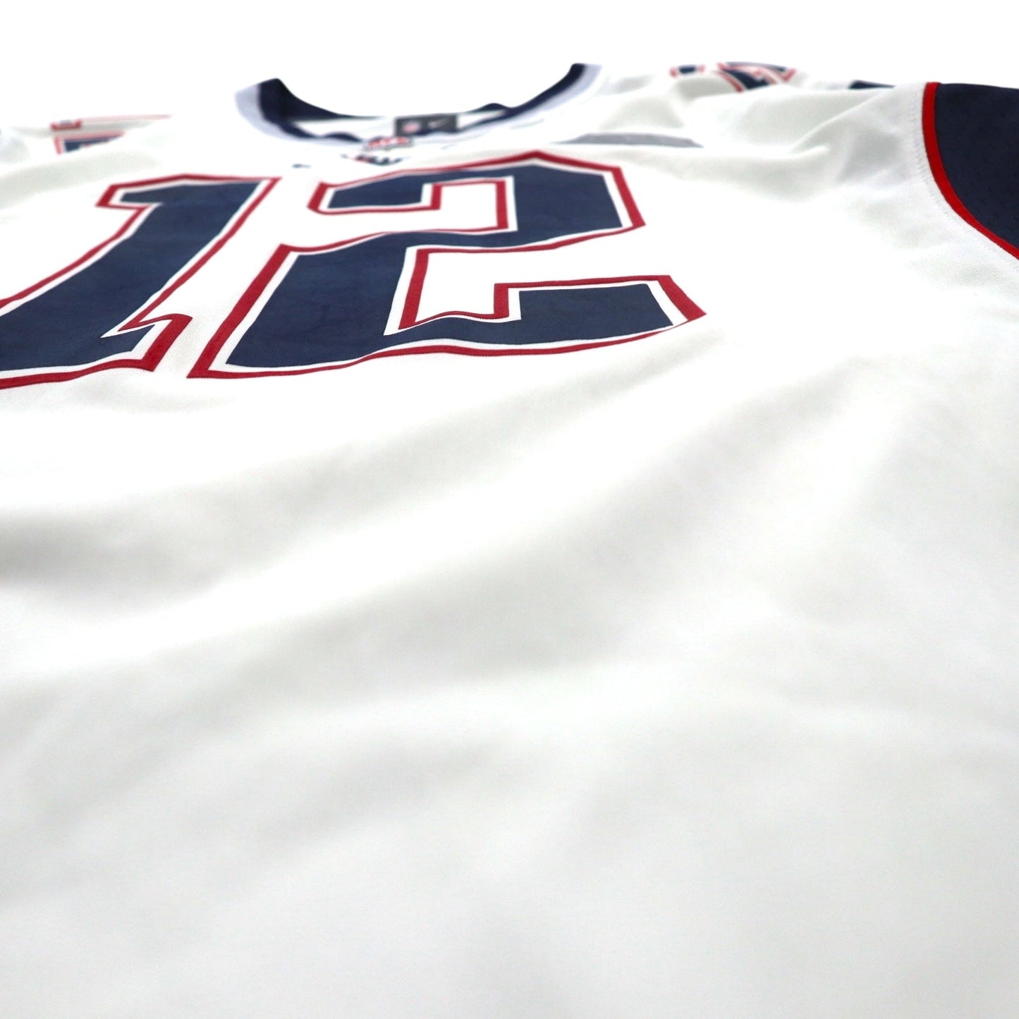 NIKE ゲームシャツ XL ホワイト ポリエステル NFL PATRIOTS ナンバリング