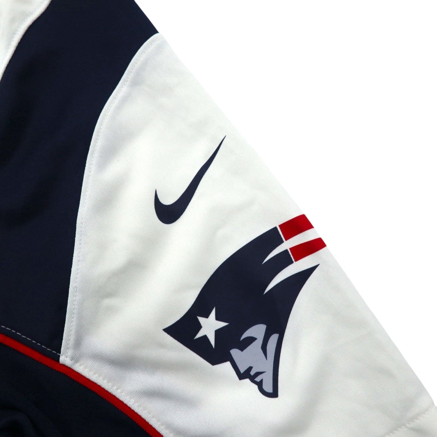 NIKE ゲームシャツ XL ホワイト ポリエステル NFL PATRIOTS ナンバリング