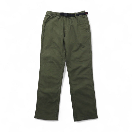 GRAMICCI ニュー ナローパンツ ジャストカット M カーキ コットン NEW NARROW PANTS JUST CUT 8817-FDJ