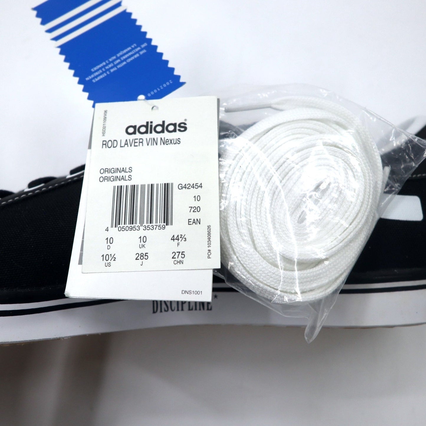 adidas × NEXUS Ⅶ ロッドレーバー スニーカー 28.5cm ブラック ROD LAVER G42454 未使用品