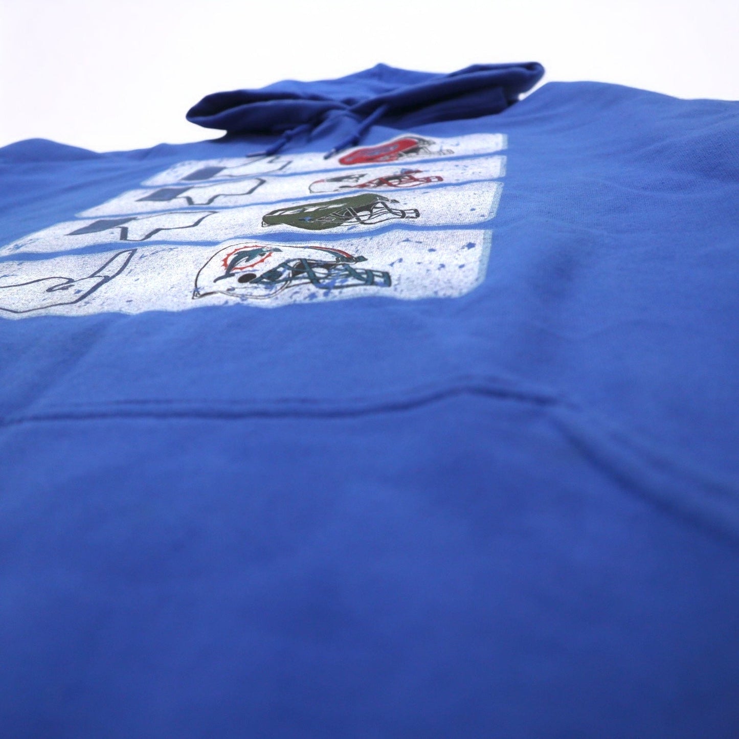 NFL プルオーバー パーカー 5XL ブルー 裏起毛 Buffalo Bills ビッグサイズ GILDAN フロントポケット