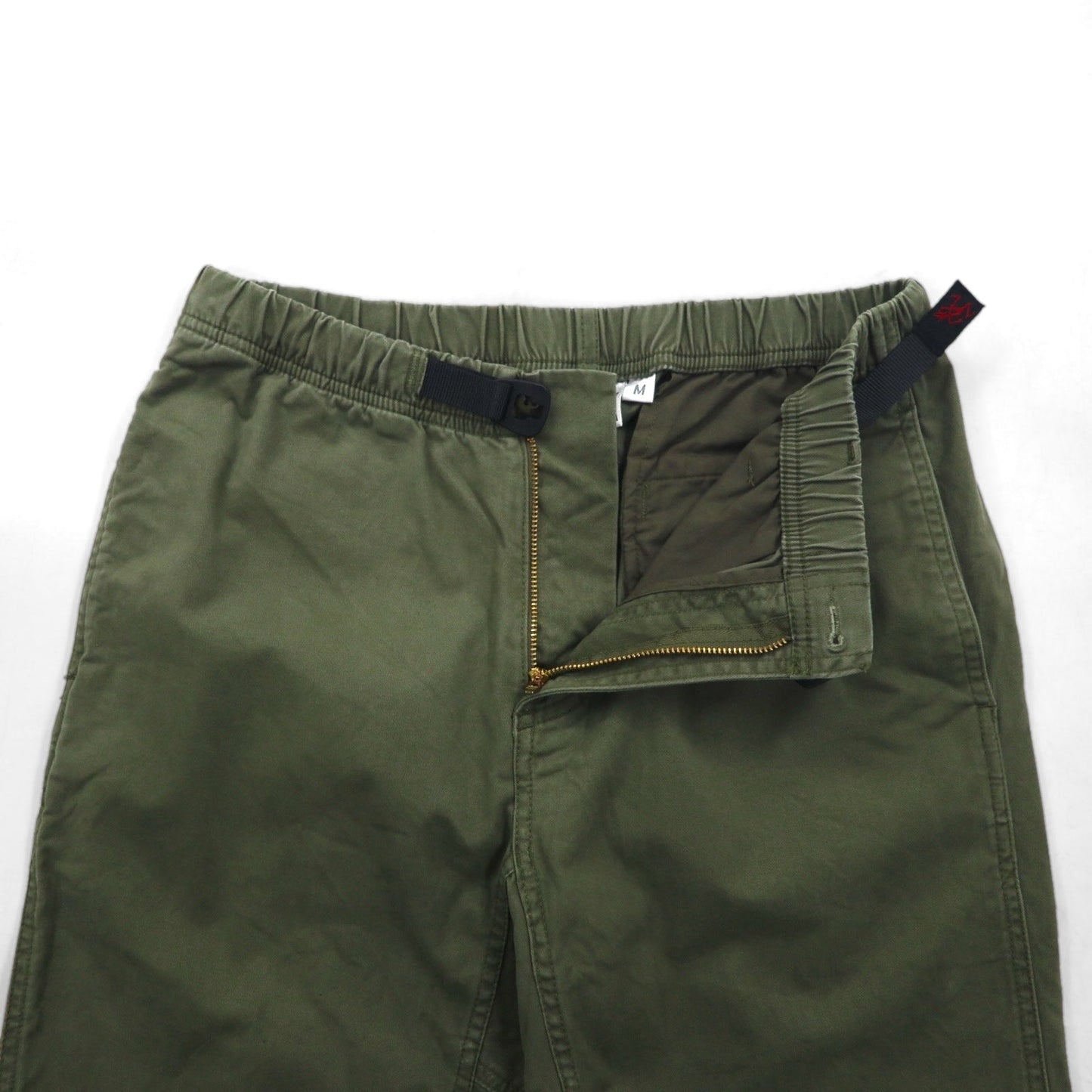 GRAMICCI ニュー ナローパンツ ジャストカット M カーキ コットン NEW NARROW PANTS JUST CUT 8817-FDJ