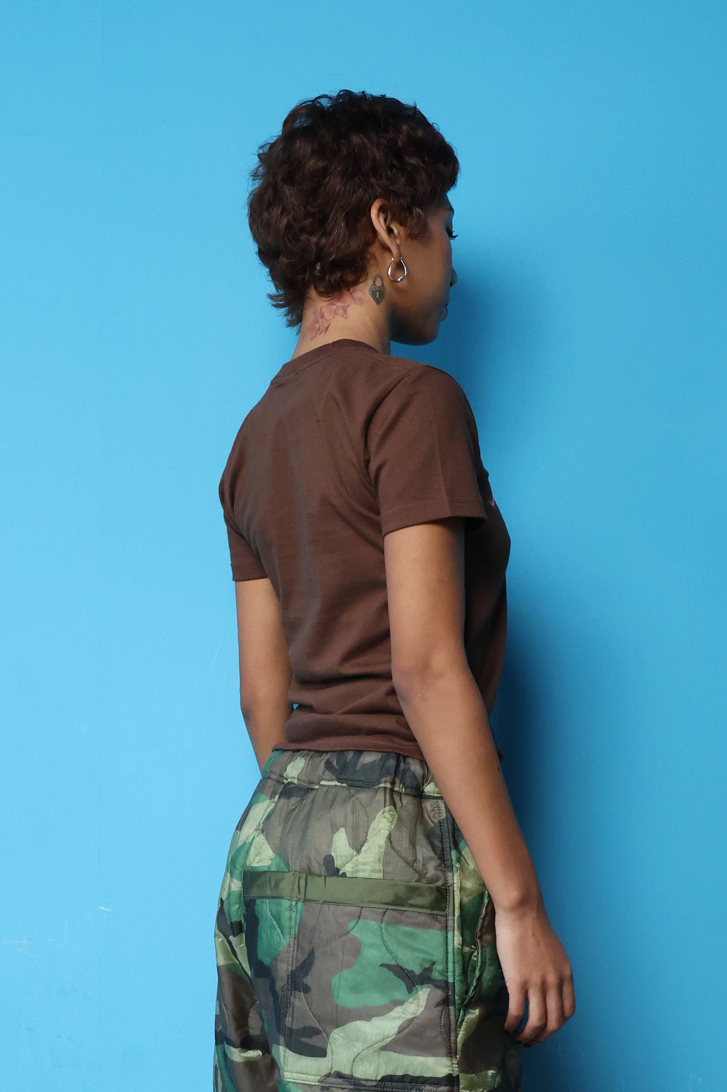WOMEN's TRIPLE 036 TEE(BROWN)