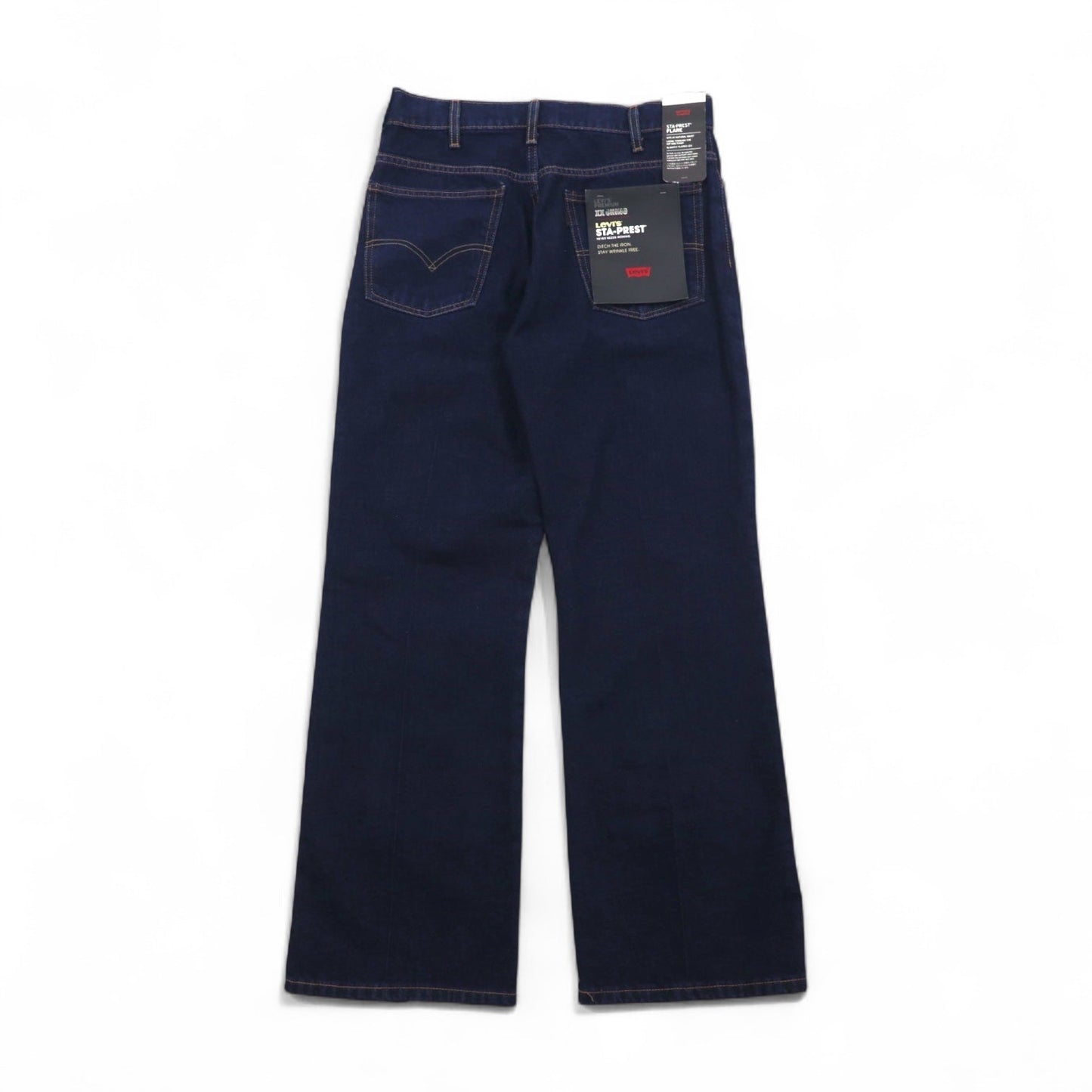 Levi's PREMIUM スタプレ STA-PREST フレア デニムパンツ M ブルー ダークインディゴ A35520008 トルコ製 未使用品