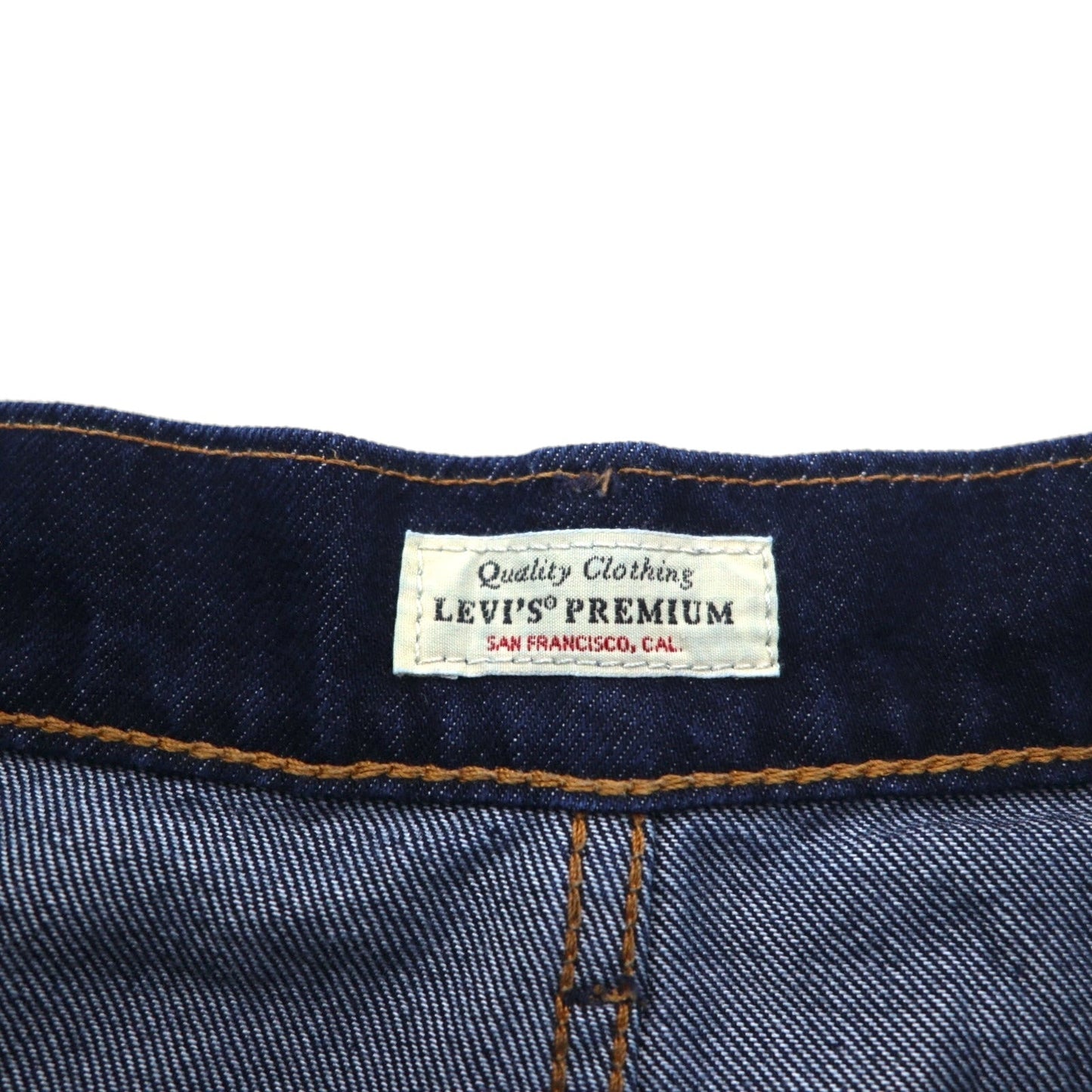 Levi's PREMIUM スタプレ STA-PREST フレア デニムパンツ M ブルー ダークインディゴ A35520008 トルコ製 未使用品