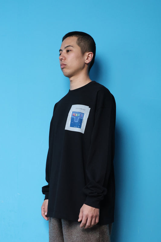 REBUILD L/S TEE(BLACK)
