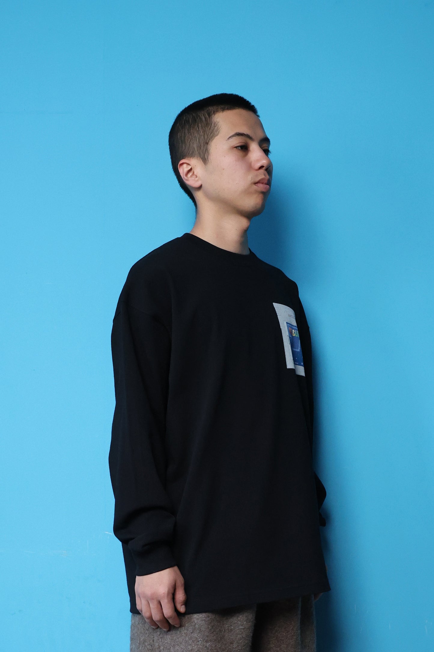 REBUILD L/S TEE(BLACK)