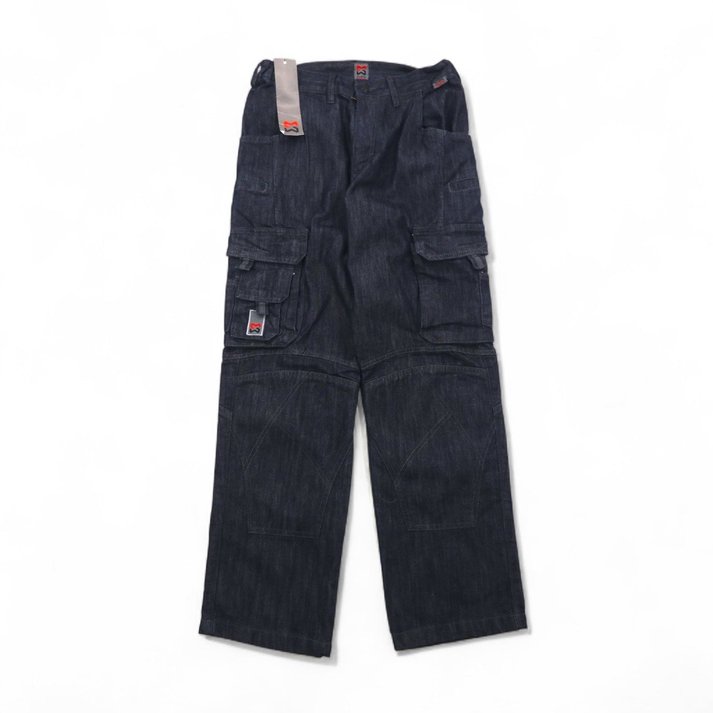 00年代 WURTH MODYF バギー デニム カーゴパンツ L ダークインディゴ 未使用品