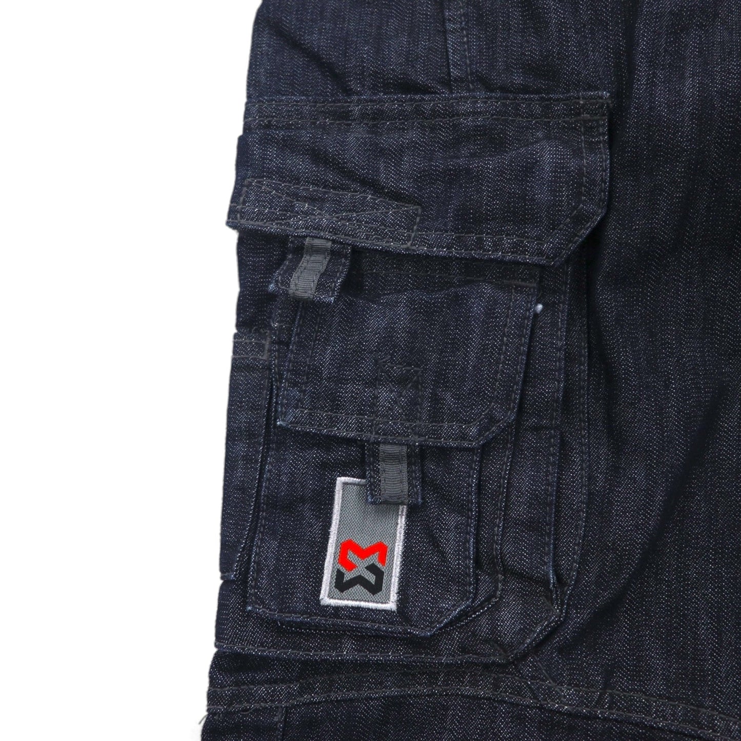 00年代 WURTH MODYF バギー デニム カーゴパンツ L ダークインディゴ 未使用品