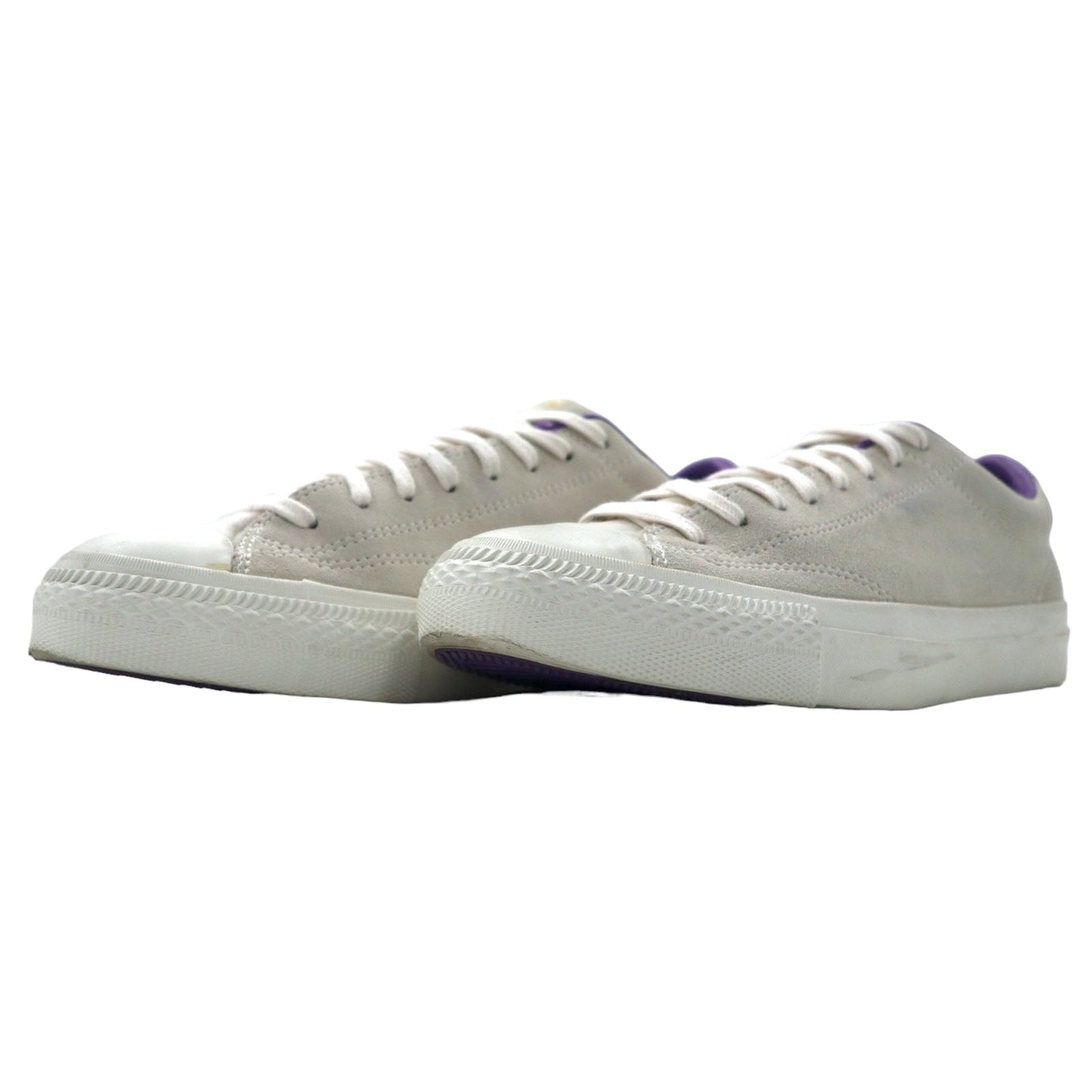CONVERSE × UENO SHINPEI スエードレザー スニーカー 27cm ホワイト 上野伸平 BREAKSTAR SK OX 1CL842