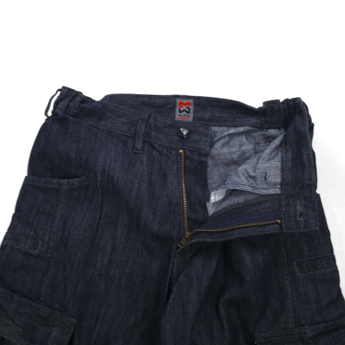 00年代 WURTH MODYF バギー デニム カーゴパンツ L ダークインディゴ 未使用品
